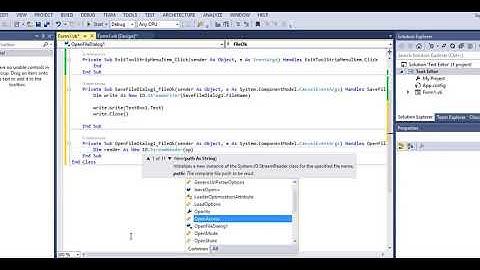 how to make text editor in vb