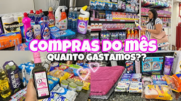 COMPRAS DO MÊS NO ASSAÍ ATACADISTA COM VALORES 🏡VLOG NO MERCADO - TUDO EM DETALHES,quanto gastamos?