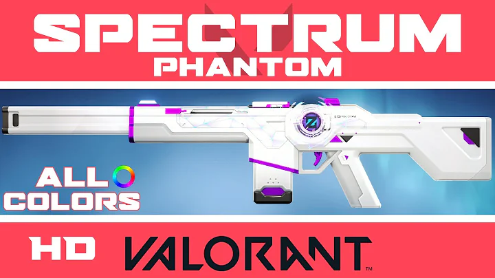 Spectrum Phantom VALORANT SKIN (ALL COLORS) | New Zedd Skins Showcase