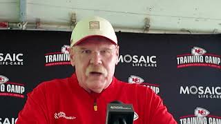 Chiefs Camp Press Conference: ANDY REID on Eric Bieniemy's Return, Kahlil Benson at Guard, and More!