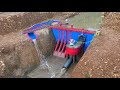 Build mini hydropower on a stream with a powerful unit