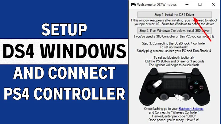 How To Setup DS4Windows and Connect PS4 Controller To PC - Full Guide