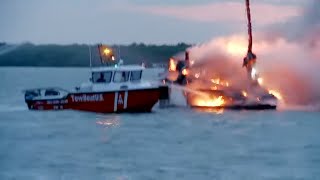 Fire on Boat Rescue! | Coast Guard Florida | Full Episode