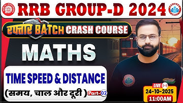 RRB Group D Maths Classes 2025 | Group D Maths Class | RRB Group D Crash Course