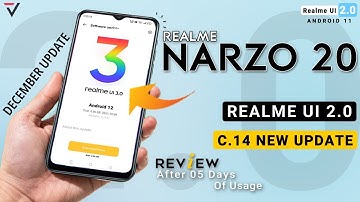 Realme Narzo 20 New C.14 Stable Update Full Review | Narzo 20 December C.14 Update | Hidden Feature⚡