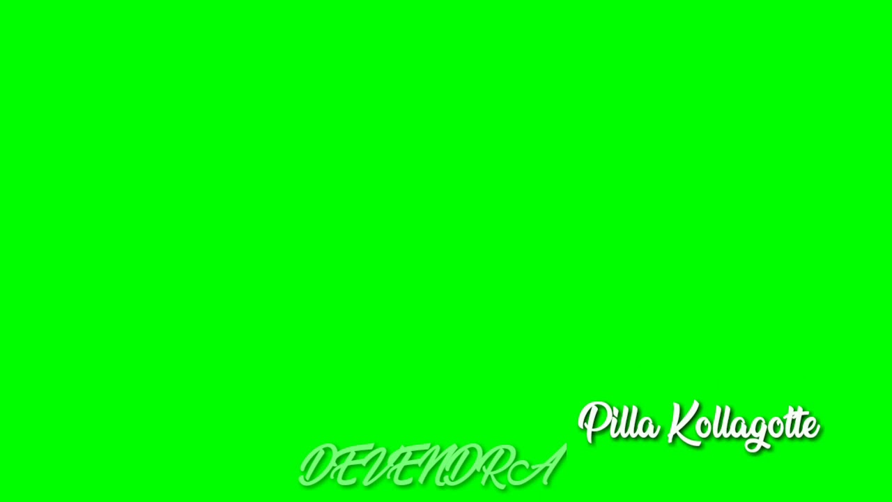 Green screen song telugu YouTube