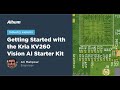 Getting started with the kria kv260 vision ai starter kit