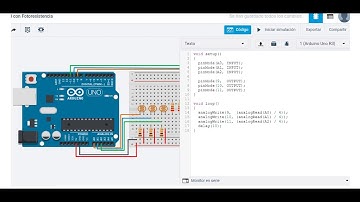 Lampara que cambia de colores con sensores de luz - programación básica con un arduino UNO