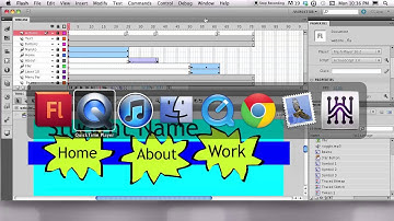 Building a Flash Website - Part 5 Adding Sounds to Buttons and Music Loops in the Background.