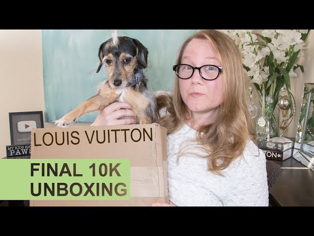 UNBOXING: Louis Vuitton Denim Pleaty Handbag || Autumn Beckman class=