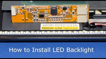 A02B-0222-C110, How to Install LED Backlight