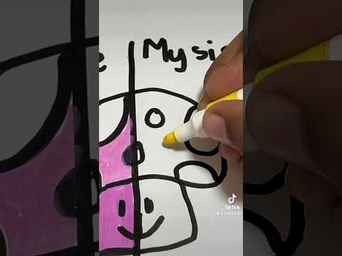 Drawing a mushroom!!!!#shorts