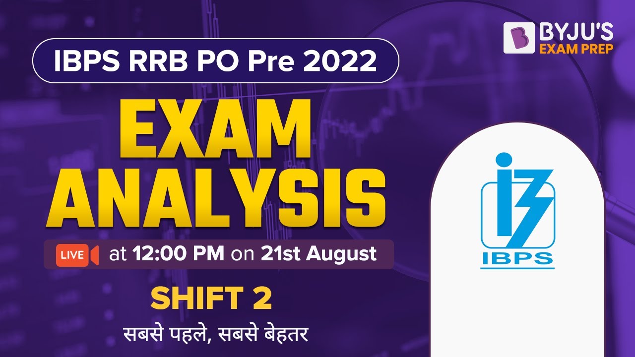 IBPS RRB PO Exam Analysis RRB PO Pre Exam Analysis Shift Asked Questions Expected Cut