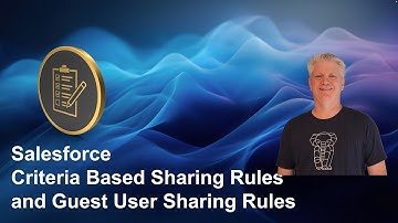 Salesforce Criteria Based Sharing Rules and Guest User Sharing Rules