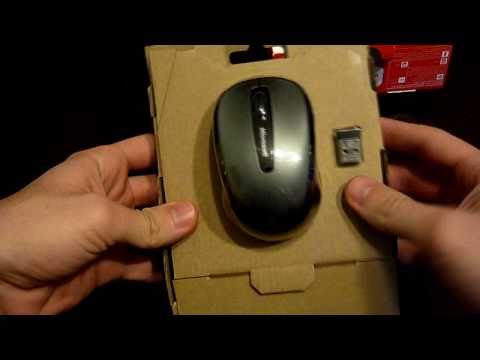 Microsoft Wireless Mobile Mouse 3500 Unpacking
