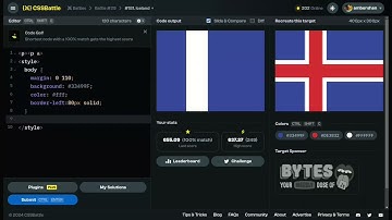 CSS Battle | Battle 29 | Target 181 #Iceland | ambershan ♣️