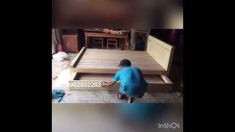 Giường tầng kéo tiết kiệm không gian , xưởng gỗ mạnh hùng