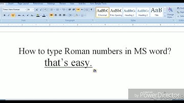 How to Write Roman numbers in word ??