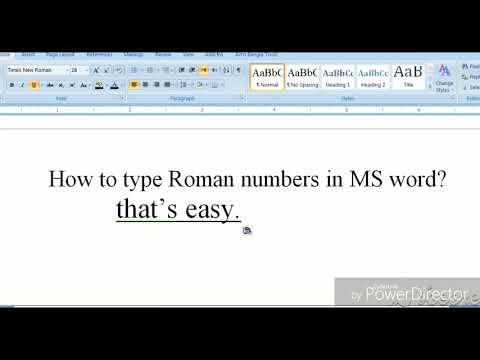 Video: Paano Mag-type Ng Roman Numeral Sa Word
