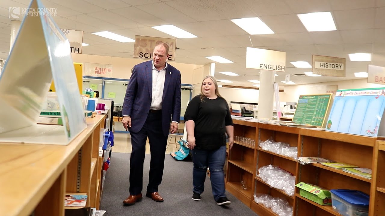 Mayor Jacobs Highlights KCS Teacher Supply Depot PTA YouTube