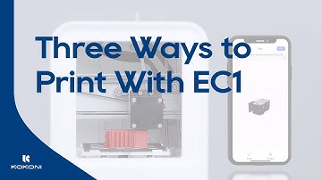 KOKONI HOW-TO丨Three Ways to Print With EC1