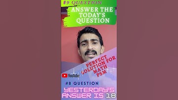 #9 PSM Math puzzle #Riddle. Which Number replace the ? Mark 🤔shorts👍
