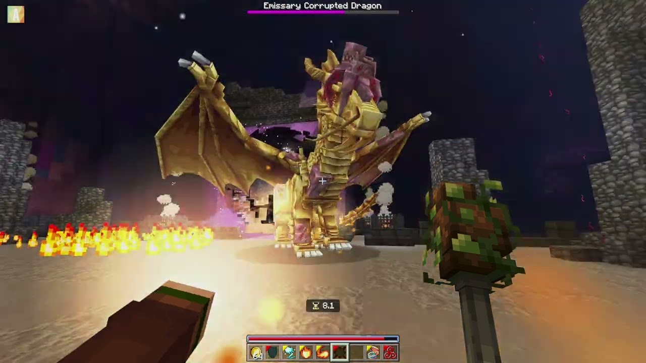 Minecraft: Dungeons and Dragons: Gold Dragon Gives the Bling