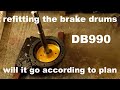 Refitting the david brown 990 brake drums 77