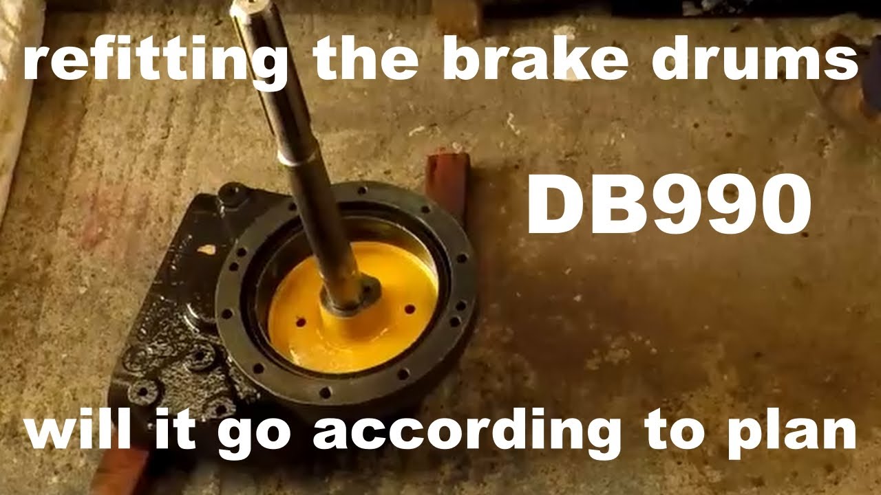 Refitting the David Brown 990 brake drums #77