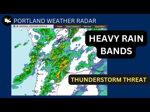 Portland weather, Pacific Northwest Update, Heavy Rain, Thunderstorms.