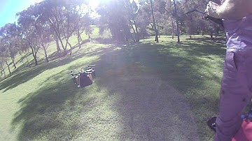 EX2 mini Creek flight - FPV and Ground views