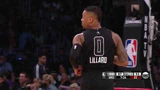 Damian Lillard (21 Points) 2018 All-Star Game Highlights