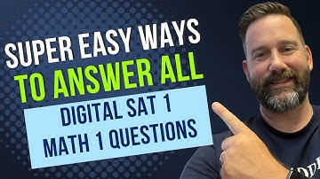 Ace the Digital SAT: Review all of SAT 1 Math Module 1