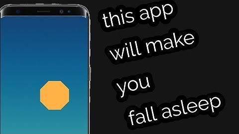 This  app will make you fall asleep l twilight app