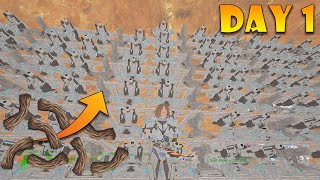 Spending 24hrs on a Fibercraft Server - Duo this is what happens... | Ark E1