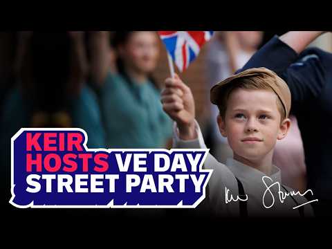 Behind the scenes with Keir and Victoria Starmer at Number 10's VE Day street party