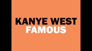 Kanye West - Famous ft. Rihanna (Lyrics on Screen) - song about Taylor Swift