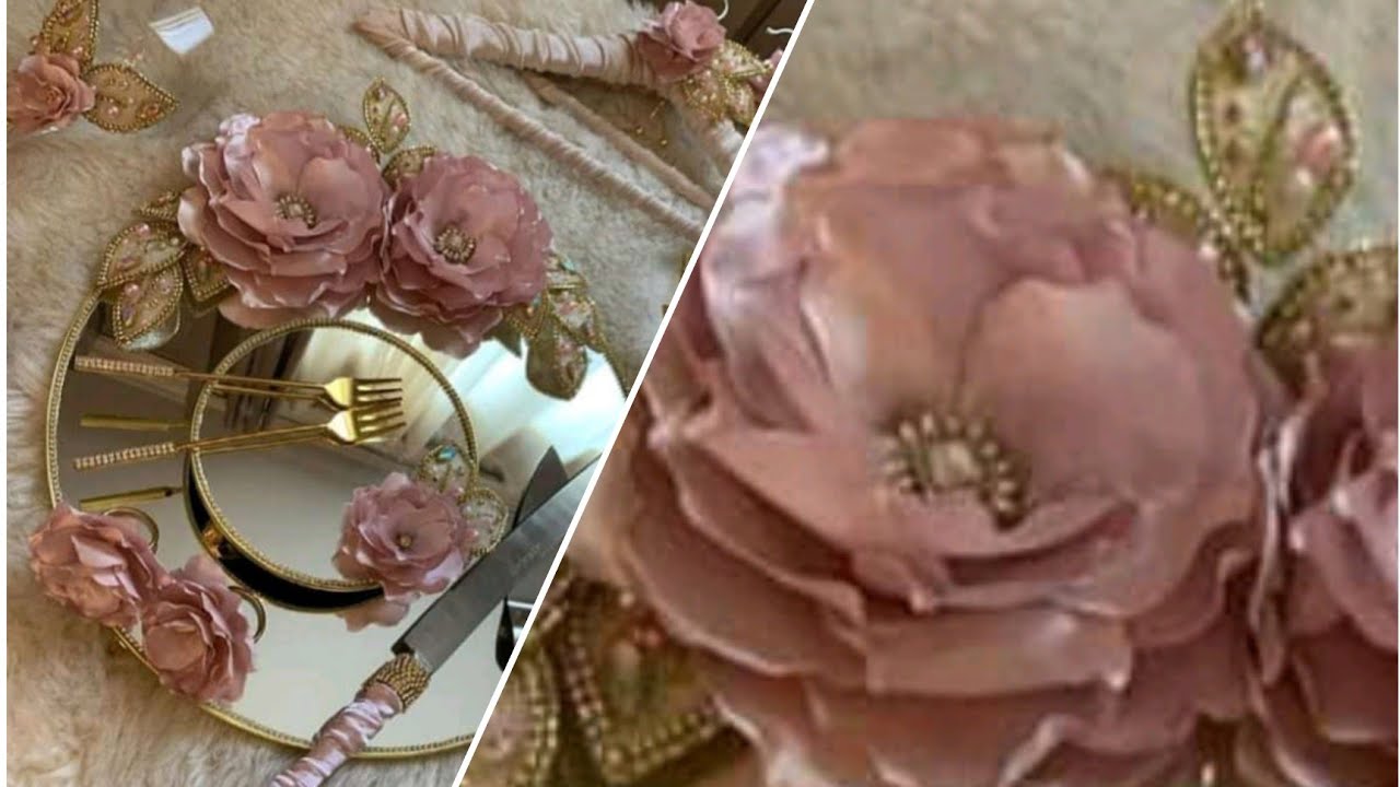 طريقة صنع ورده3d