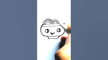 Easy and Super Cute Noodles Drawing
