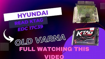Hyundai old varna ecm read and write edc16c39 ktag