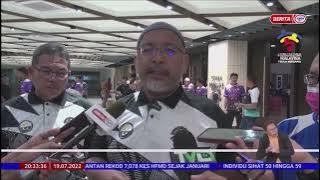 19 JULAI 2022 –BERITA PERDANA-SUKMA 2022 KL-ATLET TERNGGANU DINASIHAT BERHATI-HATI