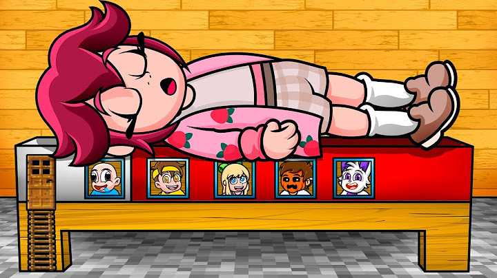 HICE una BASE SECRETA dentro de la CAMA de mi AMIGA en Minecraft 🛏️😂 BEBE NOOB en MINECRAFT