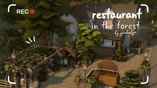 Ресторан в лесу | Строительство | The Sims 4 | No CC
