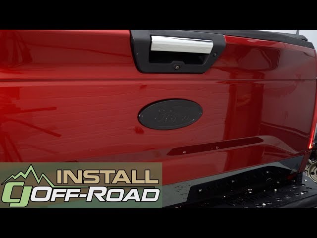 2015-20 Ford F150 tailgate emblem All GLOSS BLACK AND race Red ford script