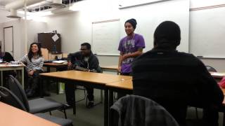 GTech Freestyling in class at Sheridan College