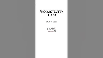 SMART Goals - Every PRODUCTIVITY HACK Explained in 8 minutes #explained #science