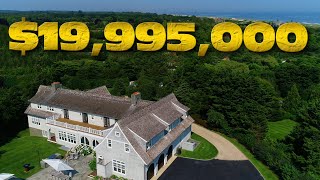 Outside a MASSIVE $19,995,000 in East Hampton