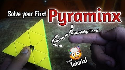 How to solve Pyraminx without Algorithms 🤯