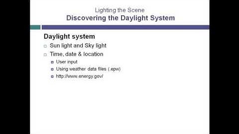 3ds Max 2012 Tutorial   Discovering the Daylight System   YouTube