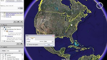 Google Earth Running Path